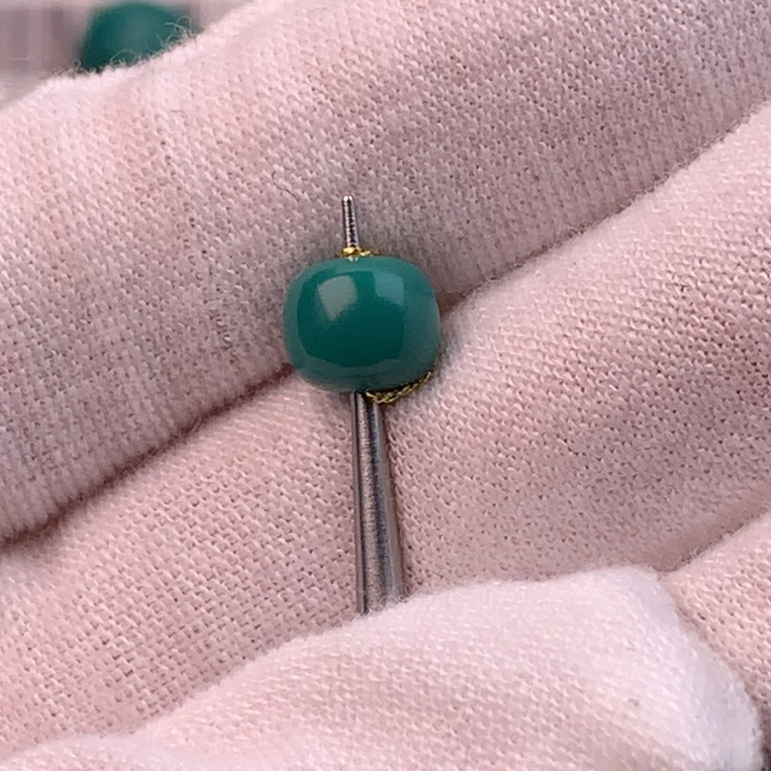 绿松石未镶嵌配饰蕊6.9*5.9