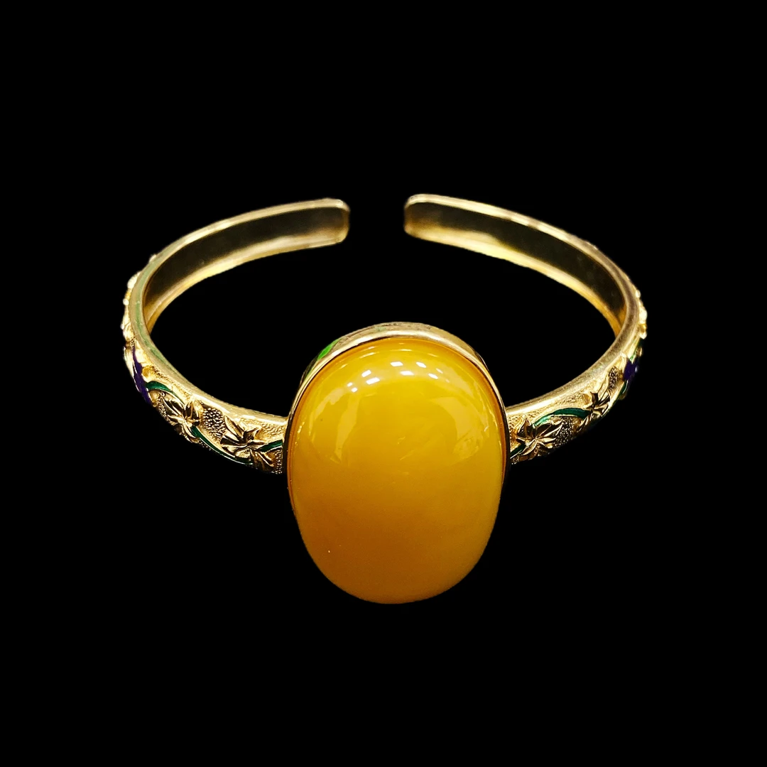 V6699蜜蜡手镯多样性，发一