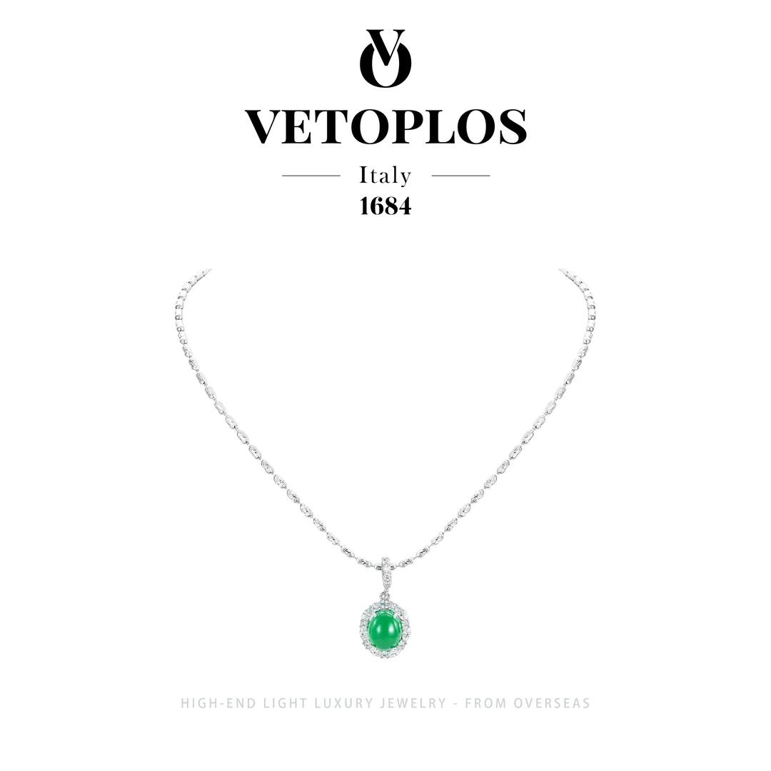 【青色秘境】vetoplos设计师款轻奢项链F2874