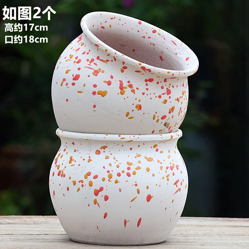 三角梅盆透气粗陶材质适合老桩群生的室内多肉花盆