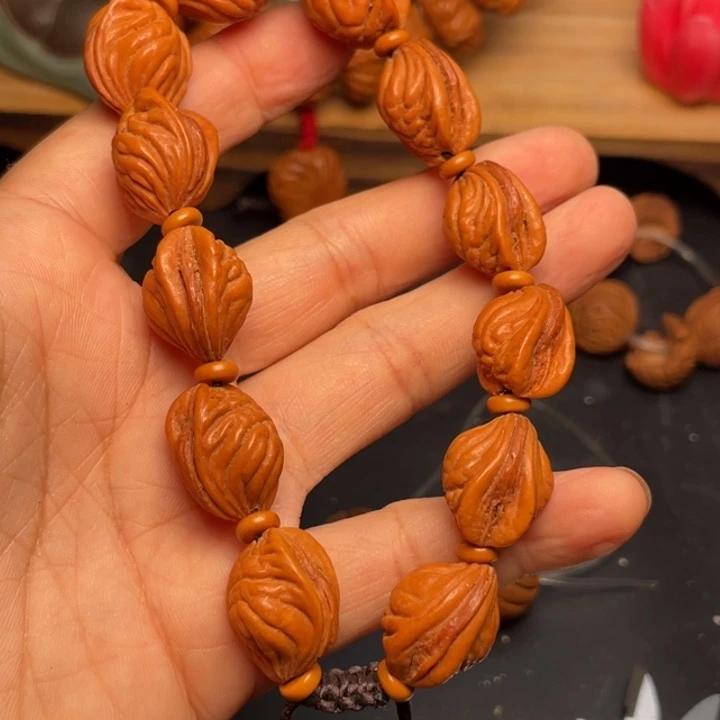 桃核手串龙纹桃核1