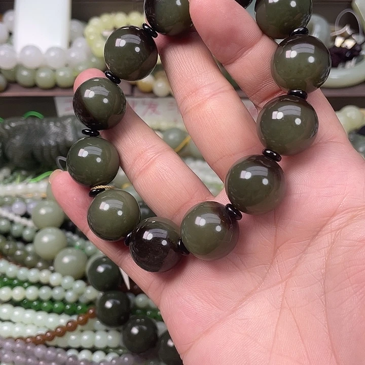 和田玉未镶嵌套链