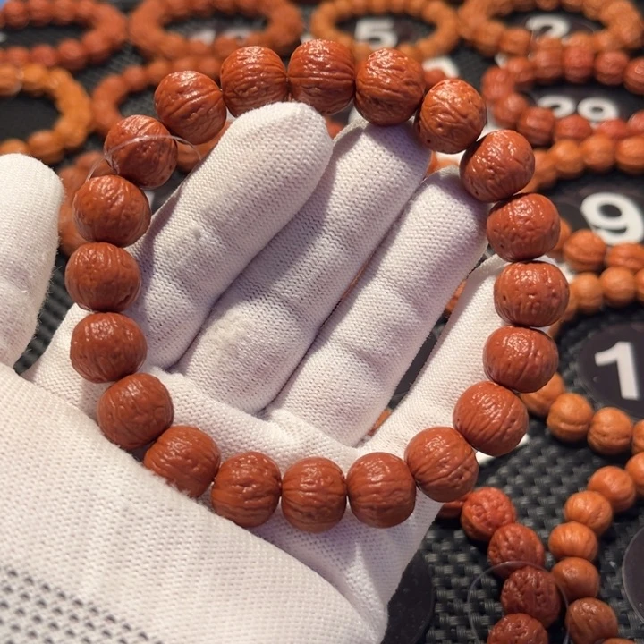 手串文玩核桃平*心核桃手串1.4尺寸全品