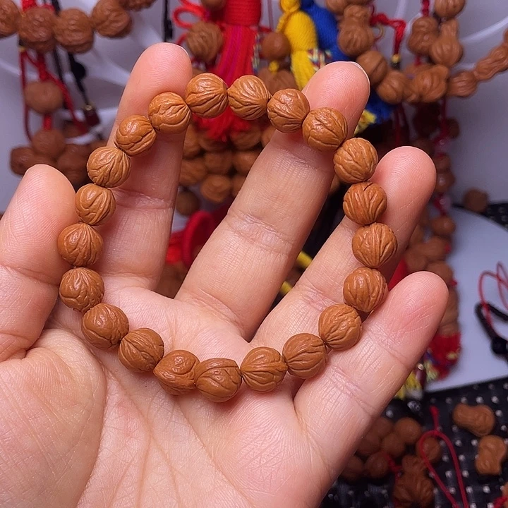 桃核吊坠龙纹桃枭