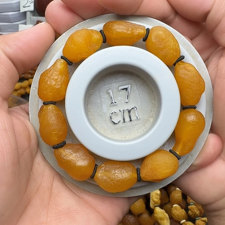 蜜蜡未镶嵌裸石天然蜜蜡手串