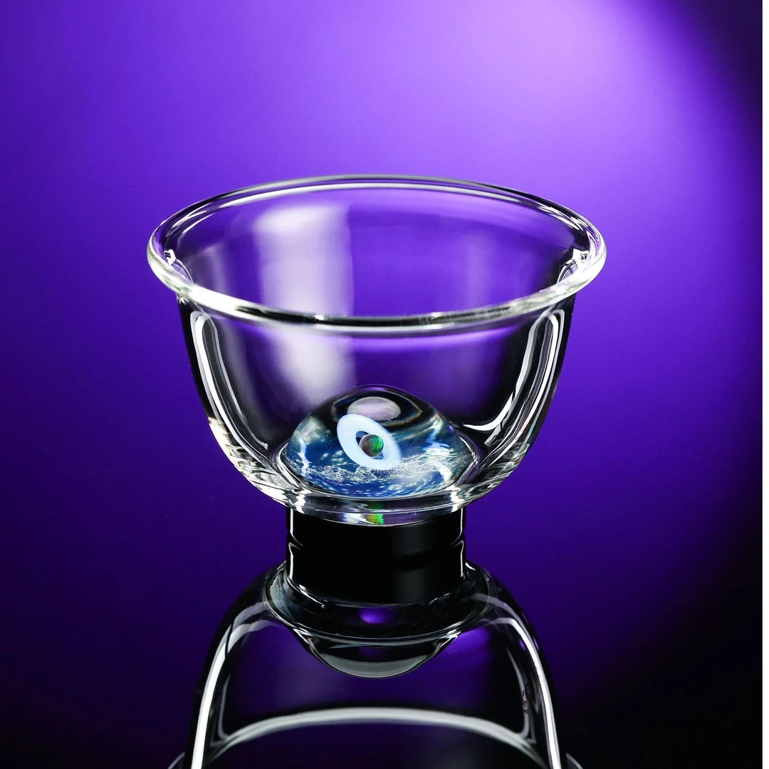 禾器揽遇·星环·灵杯 玻璃茶杯 大容量 耐热 主人杯  60ml
