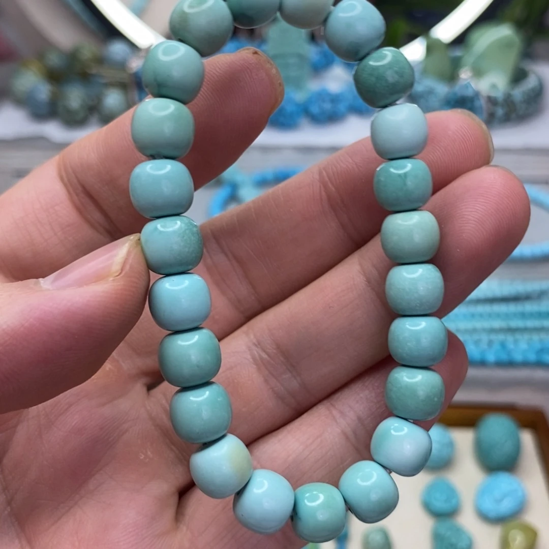 绿松石未镶嵌原矿绿松石配饰