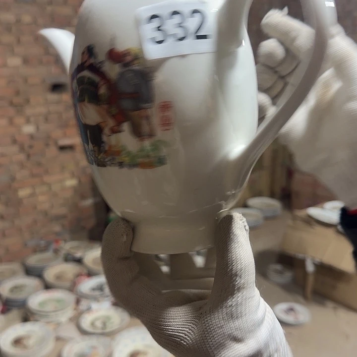 库存瓷片多空茶壶