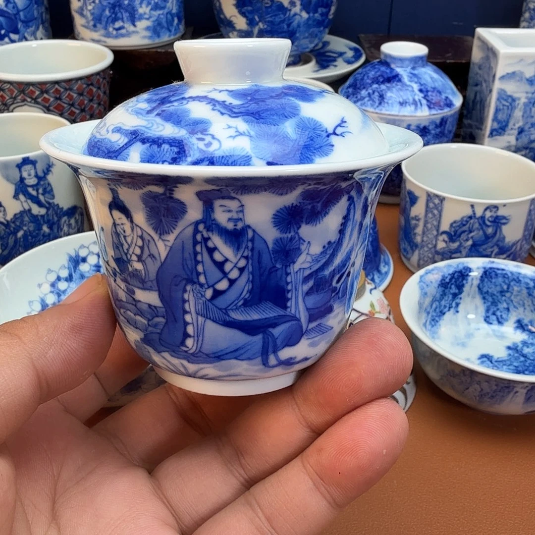 。***。杯子景德镇全手工手绘陶瓷