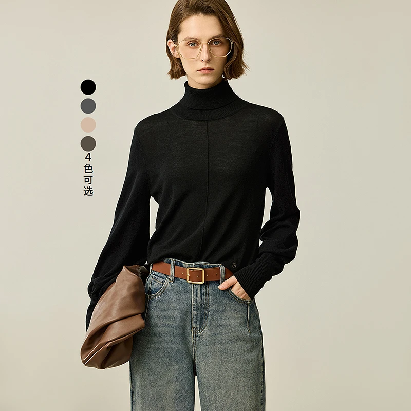 【商场同款】LILY冬新款女装毛针织衫124420TK396