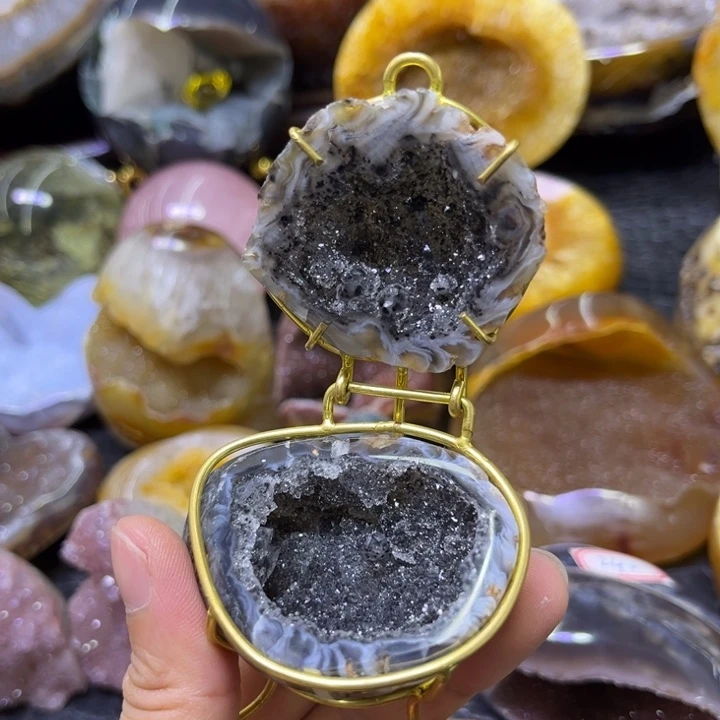 未镶嵌发饰水晶黑晶盆