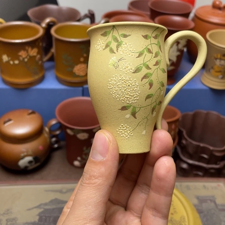 紫砂茶杯紫砂主人杯60cc