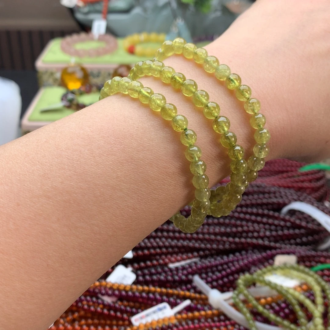 手串石榴石未镶嵌手串5.5