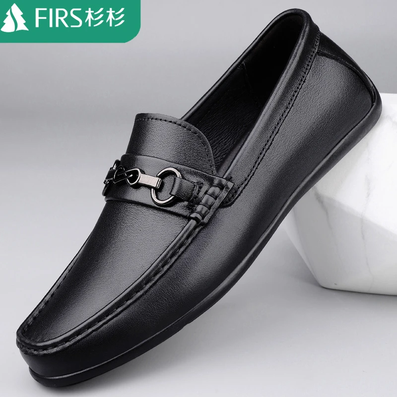 FIRS/杉杉男士舒适时尚潮流百搭春季透气软底英伦商务休闲皮鞋