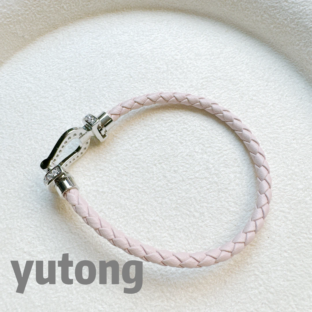 铜合金皮质手镯 【雨桐轻奢饰品】设计款手镯YT02971#1