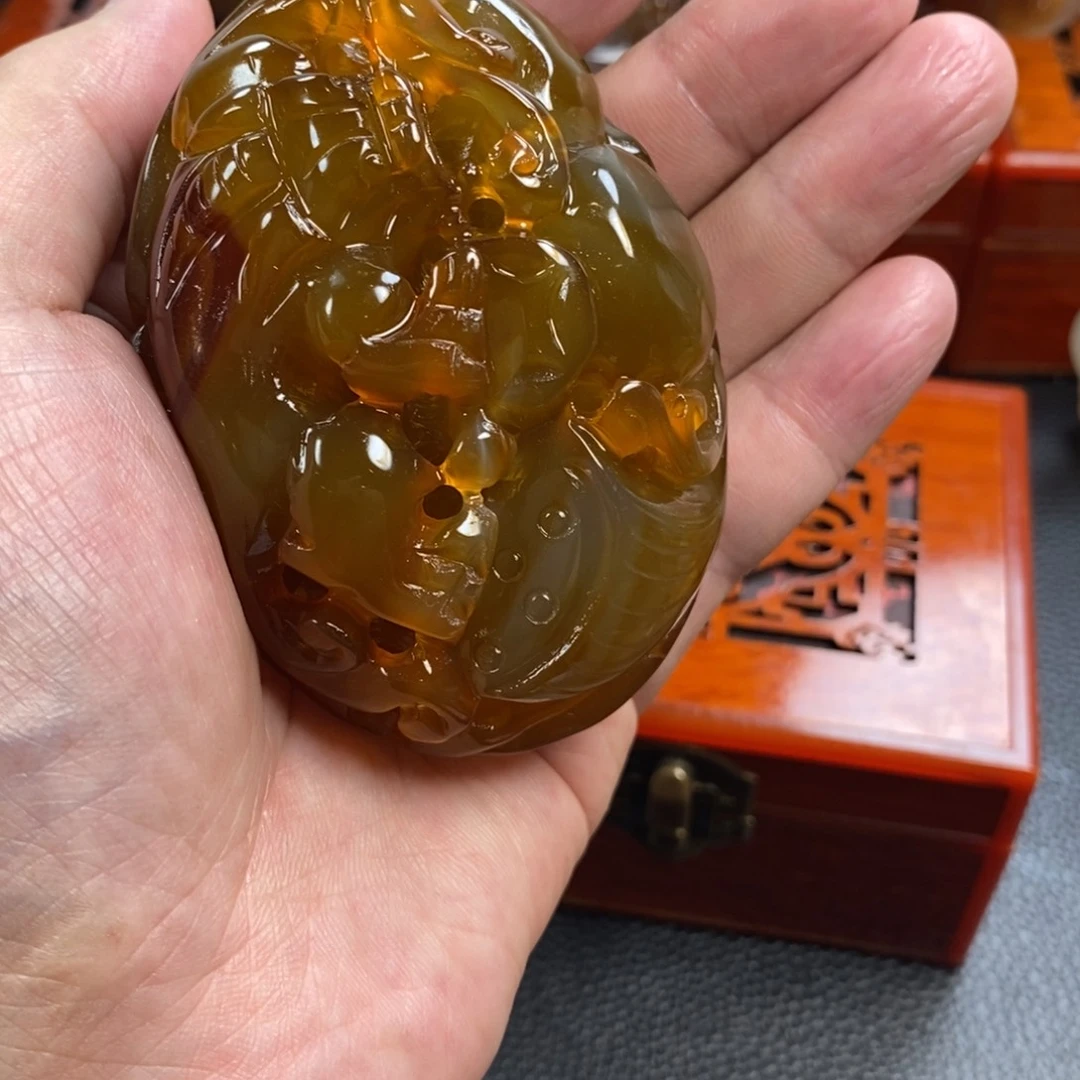 玛瑙/玉髓未镶嵌摆件