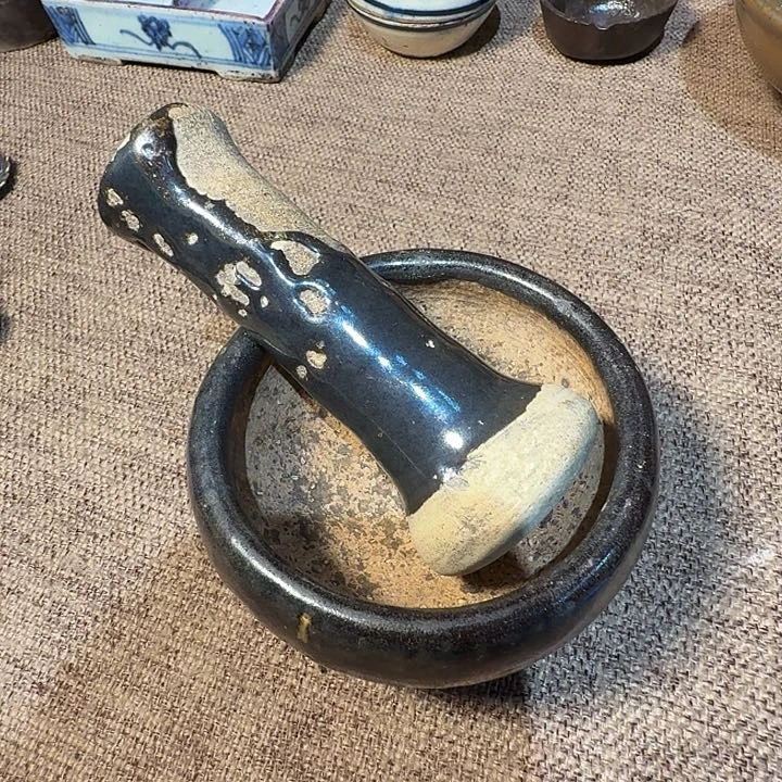 琉璃手工艺品使*药碗