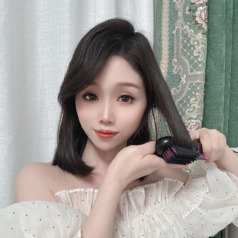 无线直发梳负离子不伤发卷直两用神器可充电方便携带学生宿舍可用