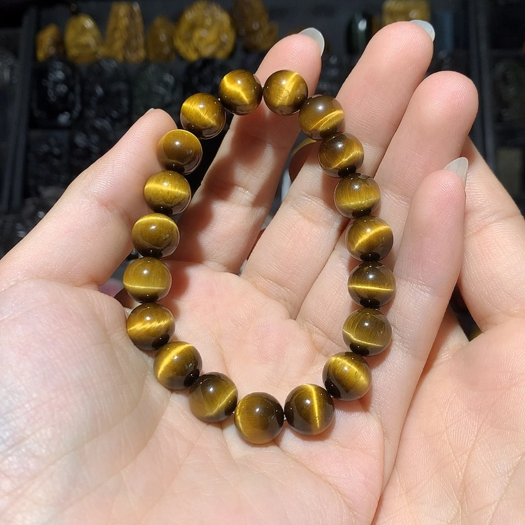 木变石手链未镶嵌黄*晶