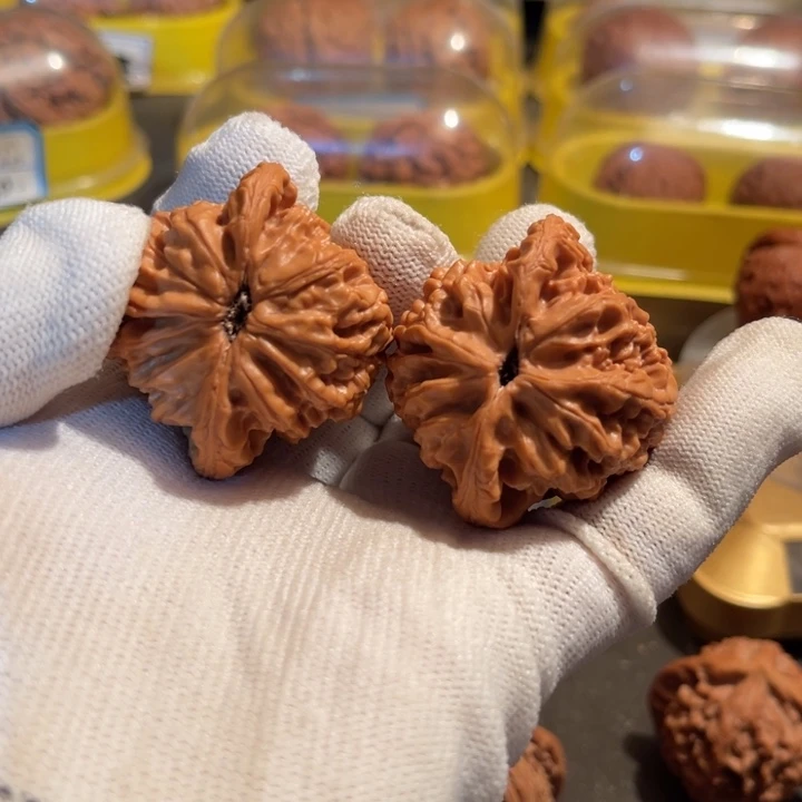 文玩核桃把件全品虎头43