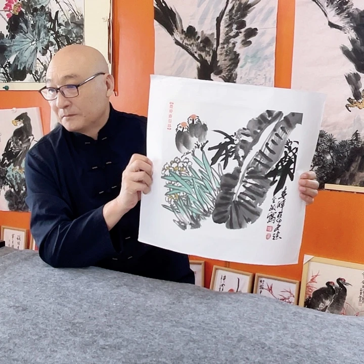 国画张圣敏先生纯手绘作品
