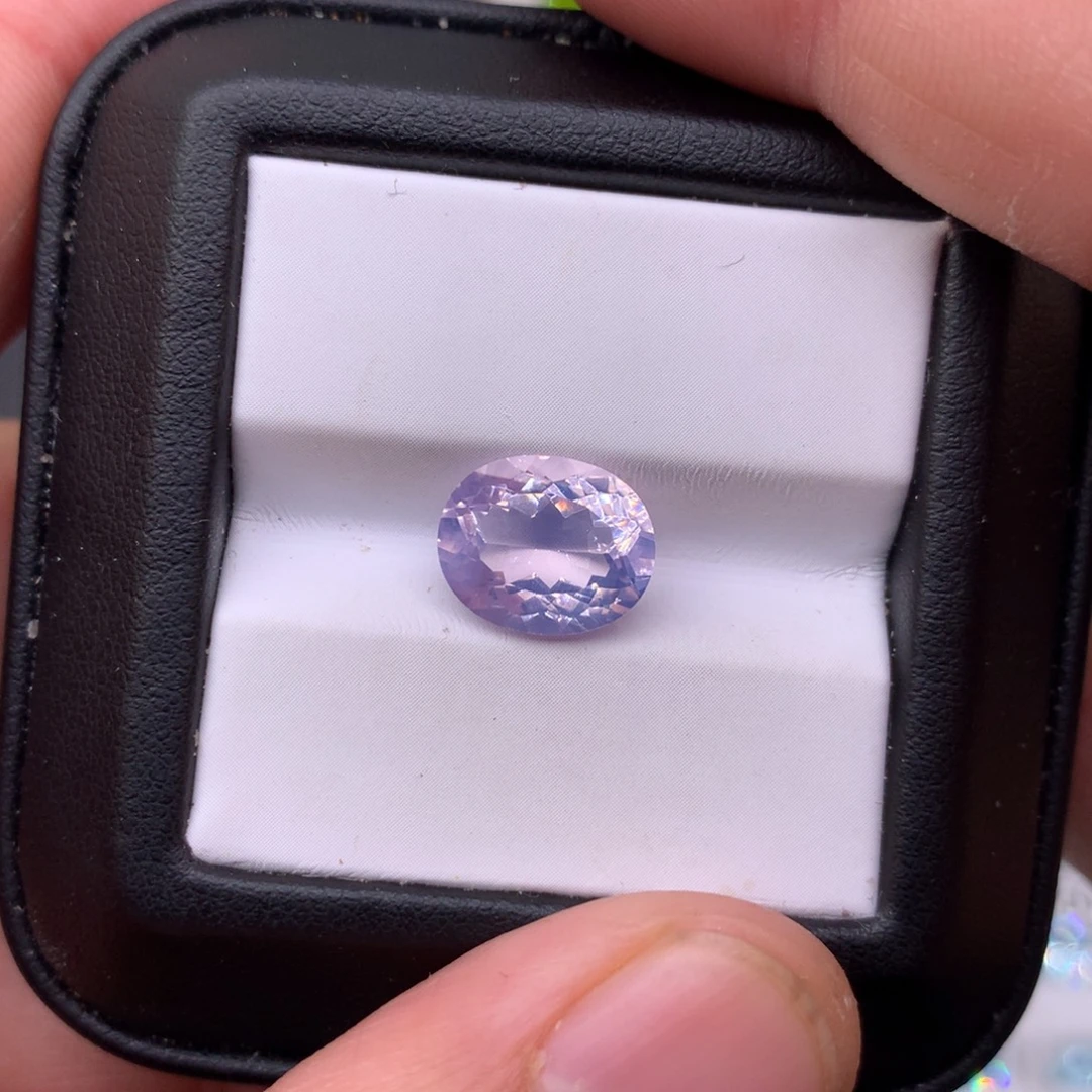 珠宝半成品未镶嵌紫晶3.5克拉