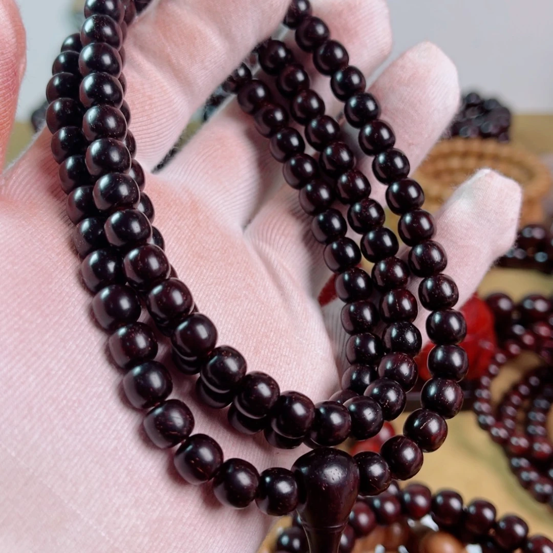 手串/手链小叶紫檀7.5/8老型高油密多星树头老料