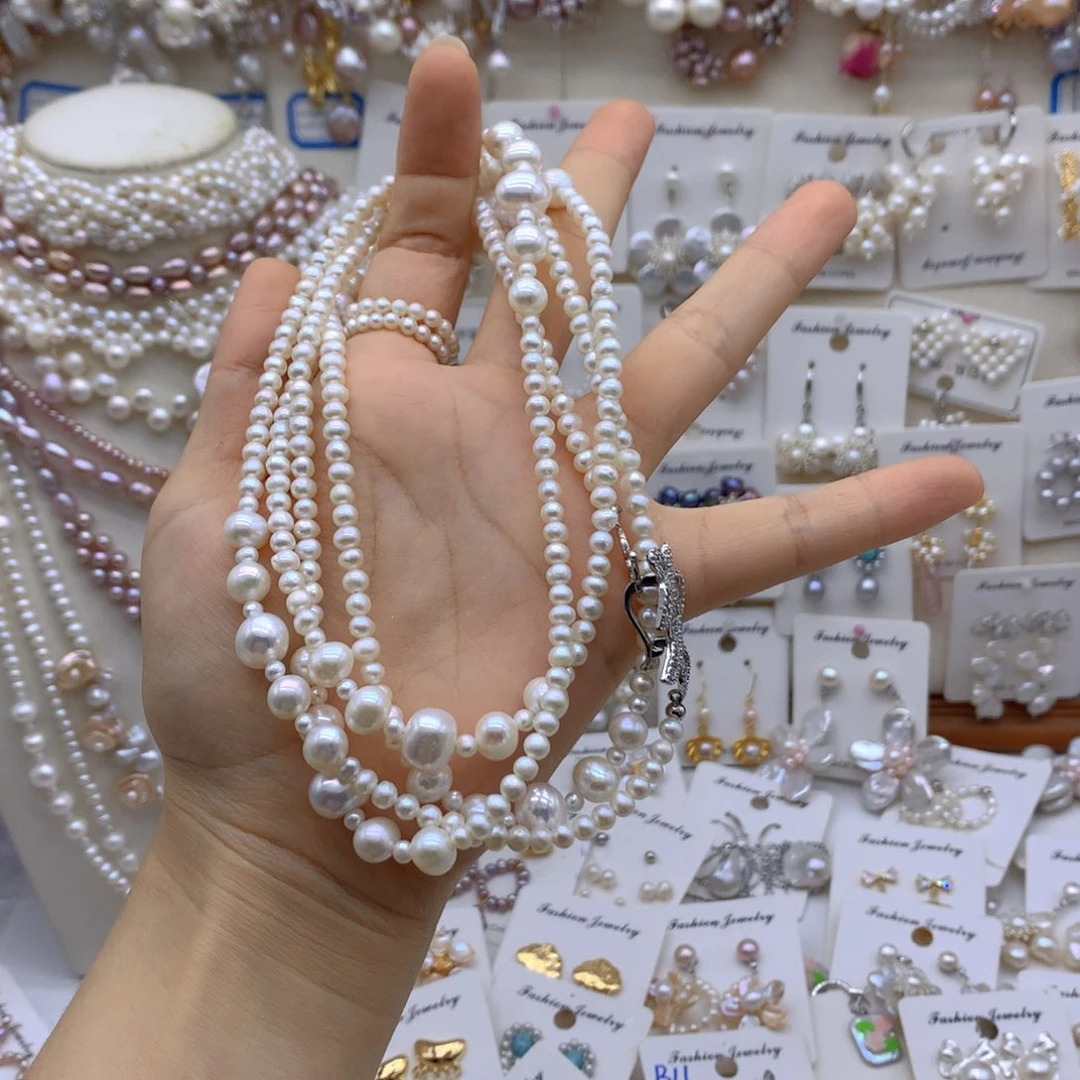 徐***馨合金淡水珍珠耳饰项链