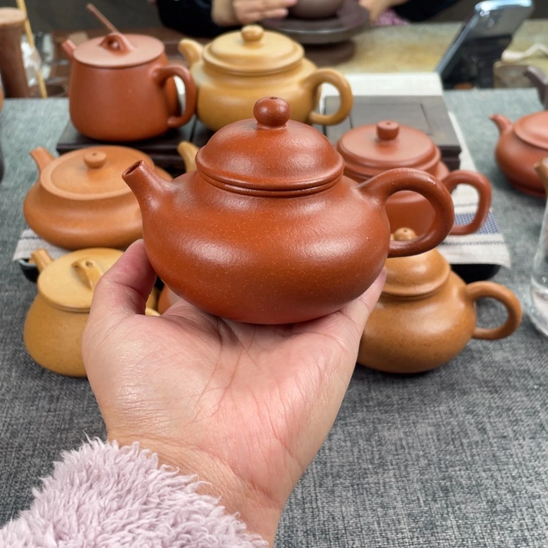 紫砂茶壶红降坡容天全手40目200