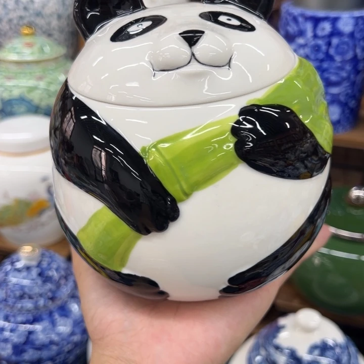 高端陶瓷茶叶密封罐