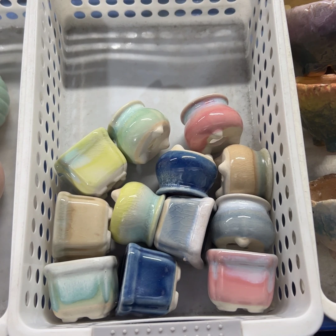 陶瓷多肉小花盆@@1986