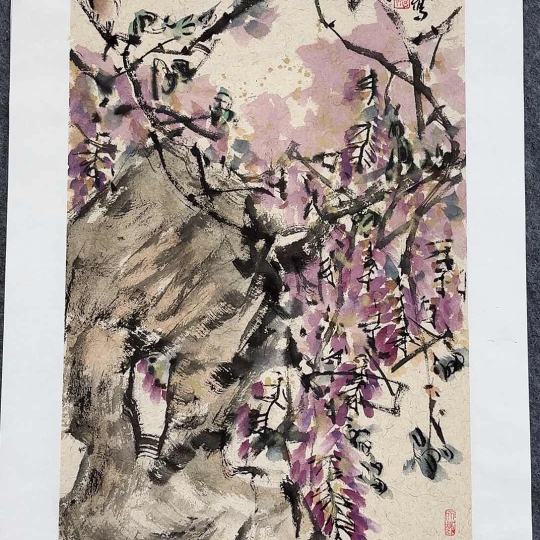 国画国画作品花鸟