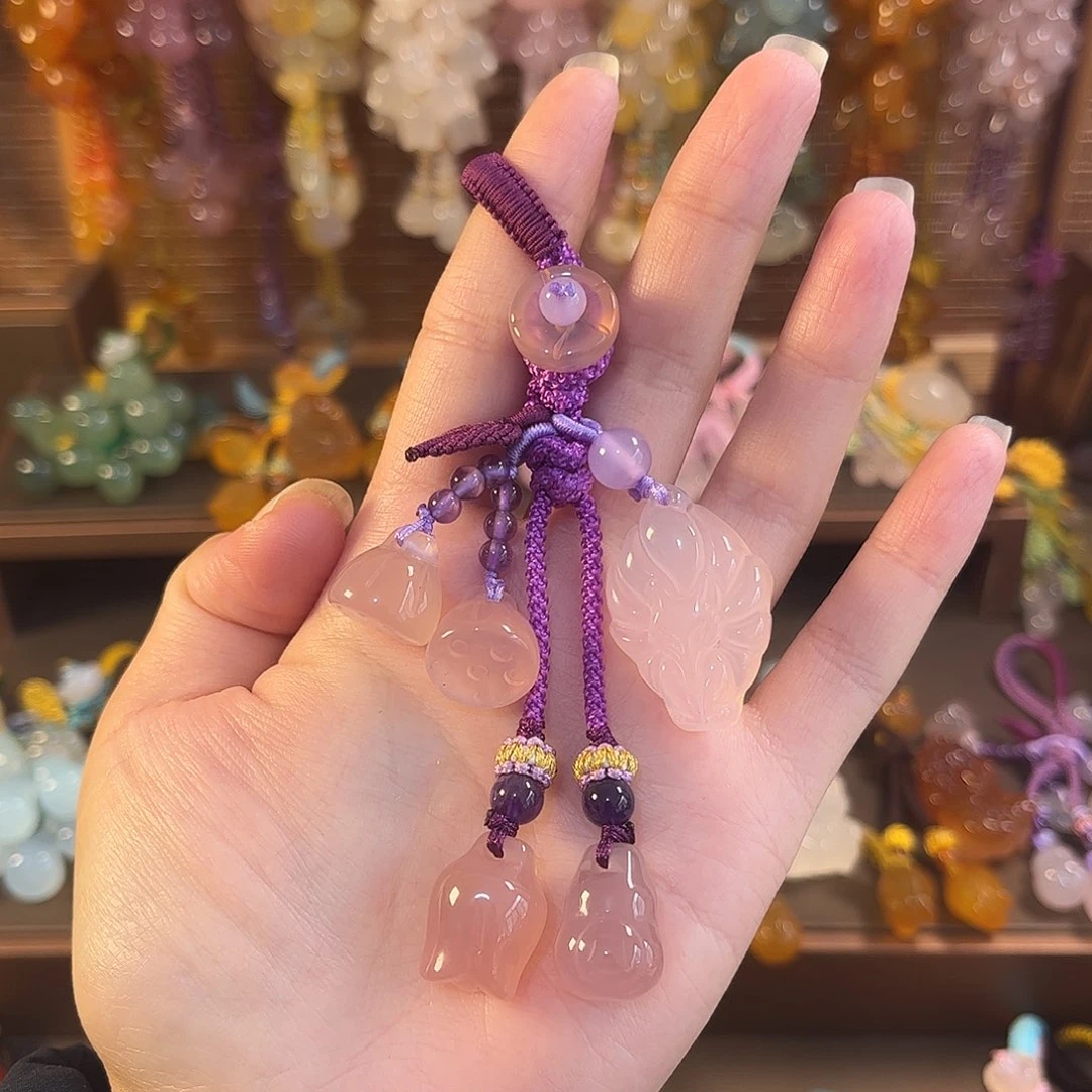 玛瑙/玉髓未镶嵌车挂