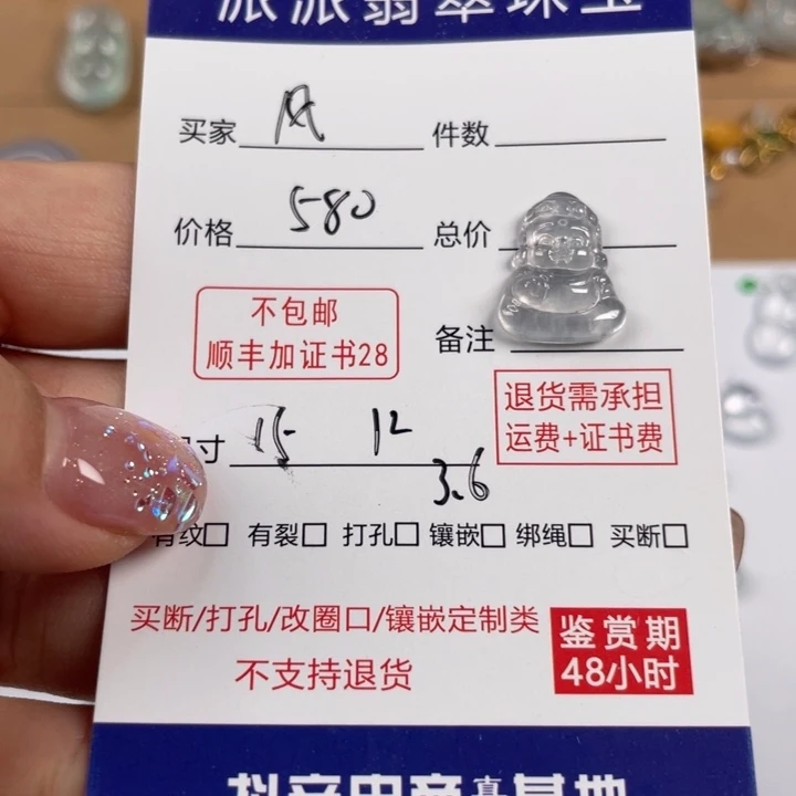 颈饰未镶嵌翡翠风****己