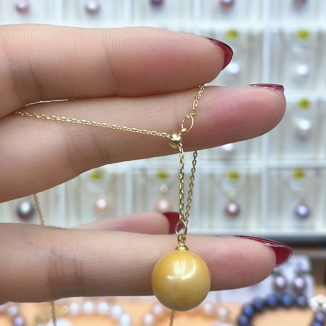 颈饰合金淡水珍珠