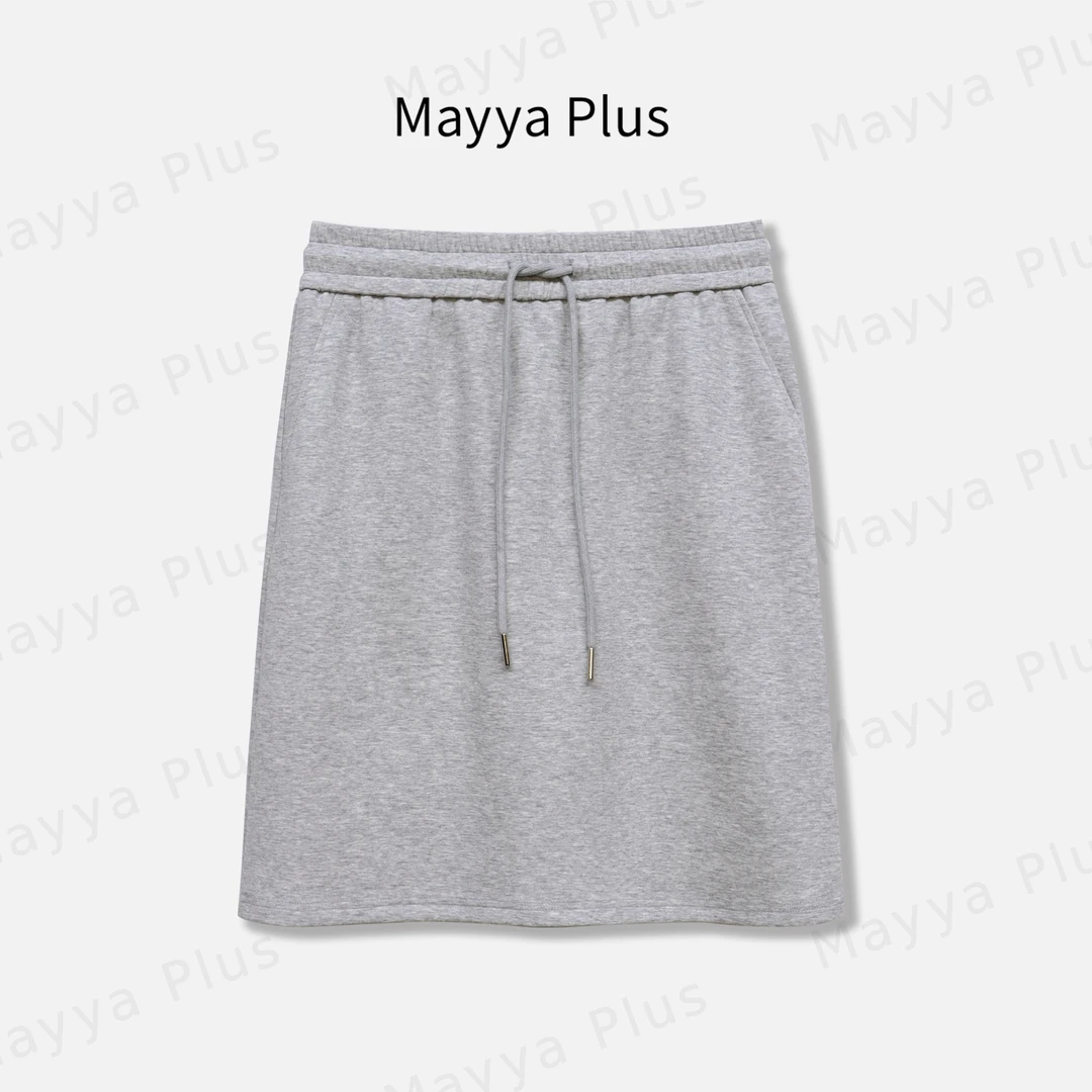 【剑桥日记】Mayya Plus麦芽定制高腰A字半身裙显瘦短裙子32526830B