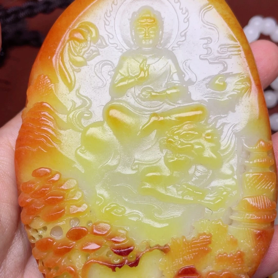 和田玉颈饰未镶嵌无*畏