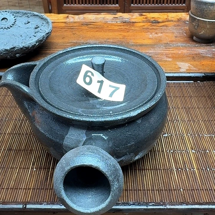 纯手工制作粗陶茶具