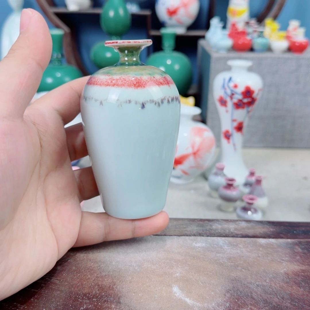 陶瓷手工小花器摆件