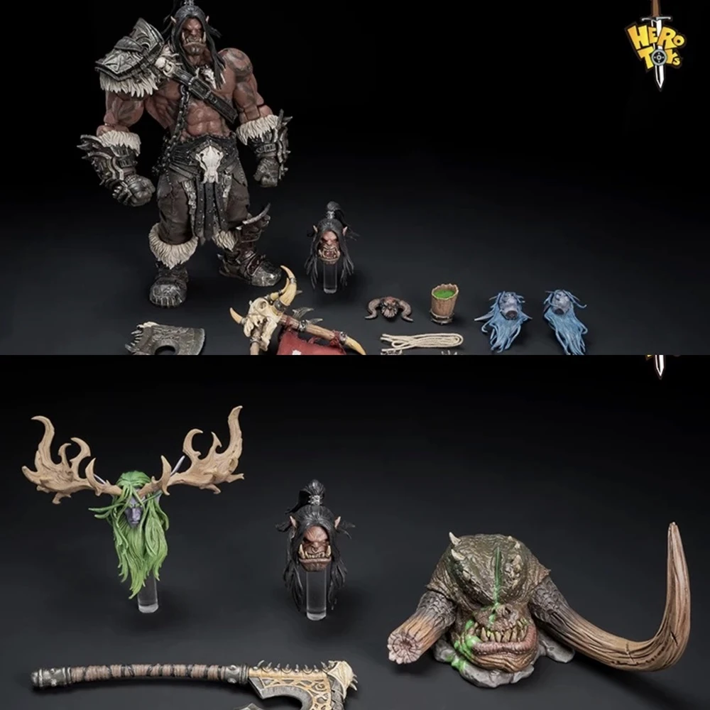 预Hero toys 部落战歌大酋长 吼爹兽人战士 1/10 可动人偶