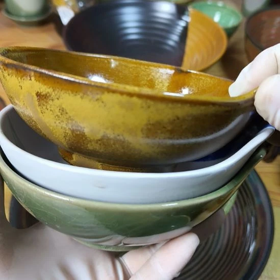 瓷片磁州窑五厂盘碗壶杯有瑕疵