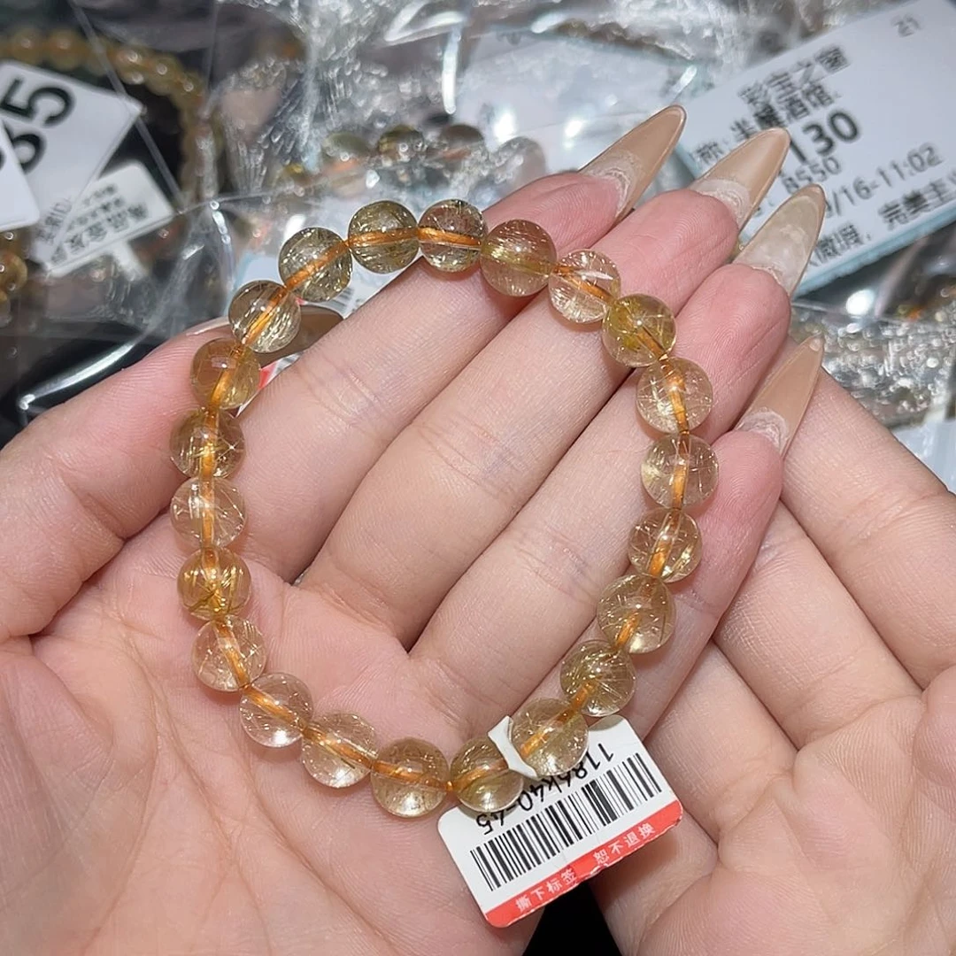 未镶嵌手串发晶卡8➕