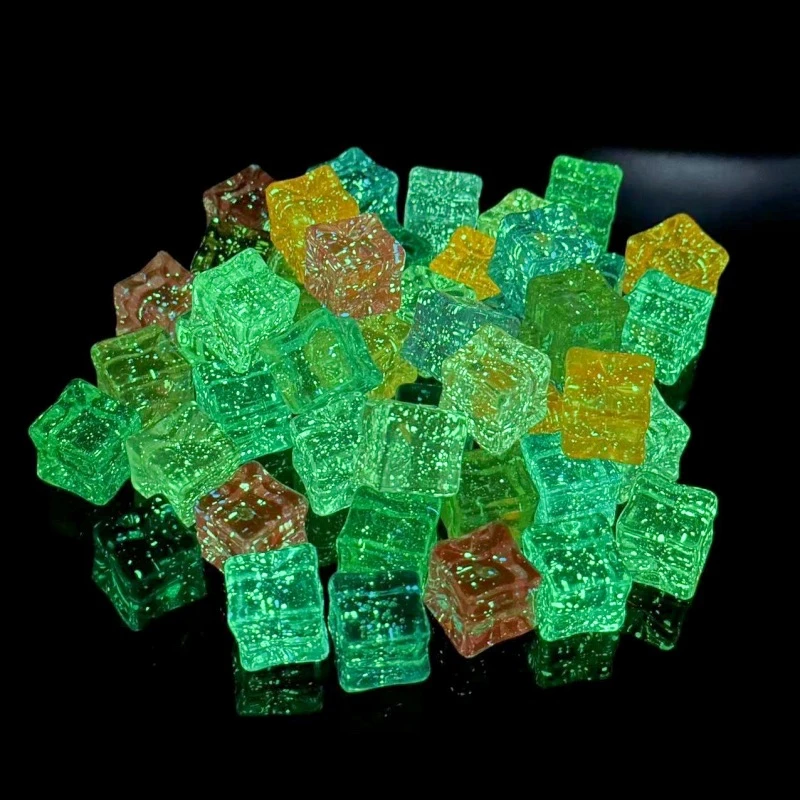 18mm细闪星空冰块手工diy饰品对对碰