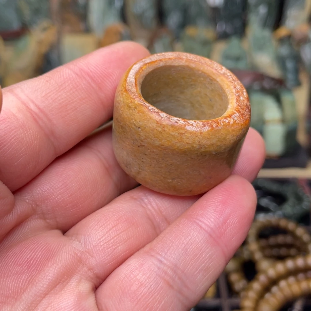 岫岩河磨玉（透闪石质玉）未镶嵌颈饰卡22.6