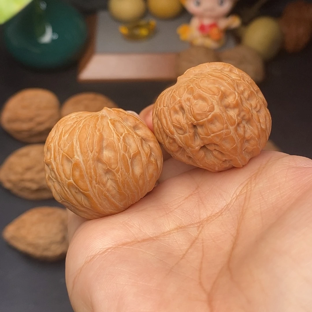 把件文玩核桃一帆风顺元宝