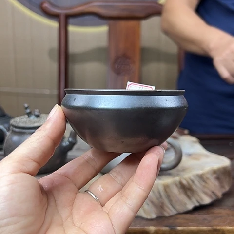 戬谷龙窑柴烧茶杯80