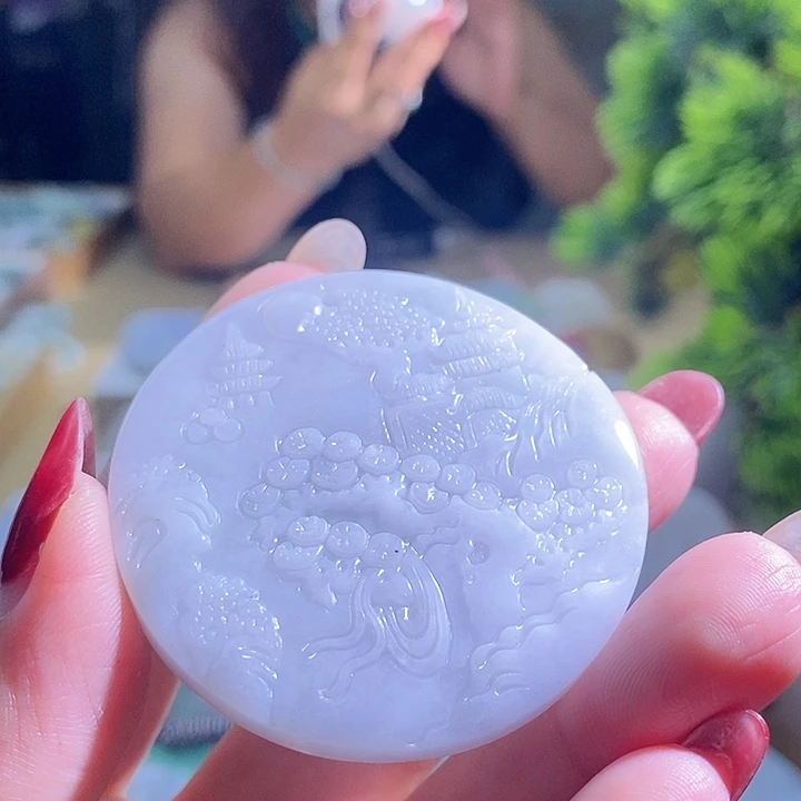 【闪购商品】翡翠挂件未镶嵌山水