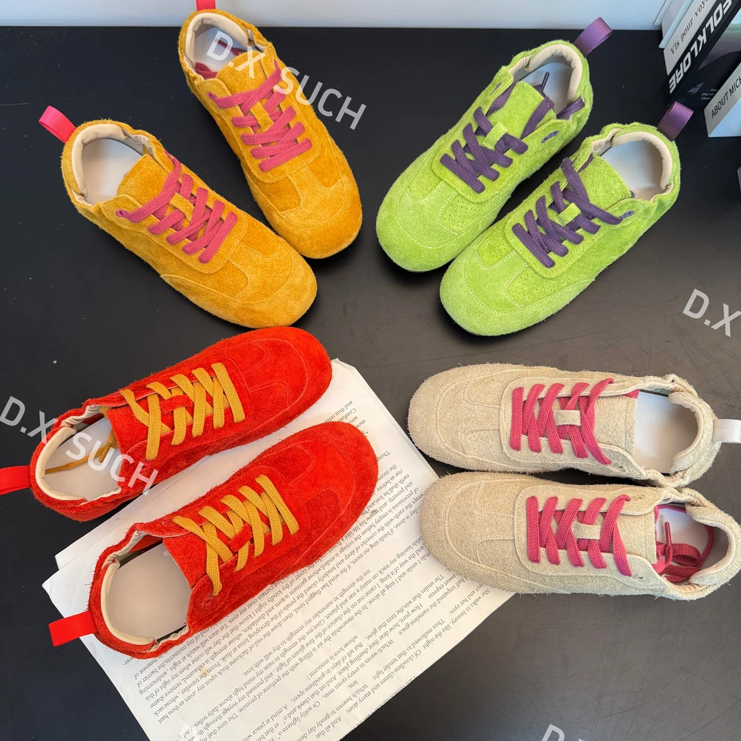 D.X 25|NEW头层牛皮透气德训鞋休闲鞋防滑跑步鞋低帮软底百搭透气