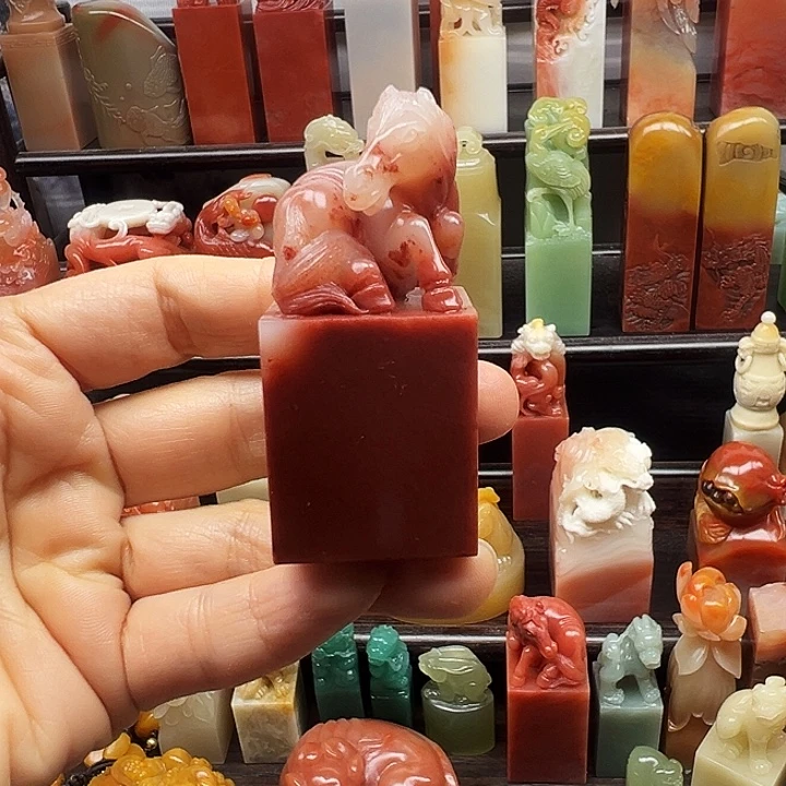 印石寿山石寿山石手工雕刻