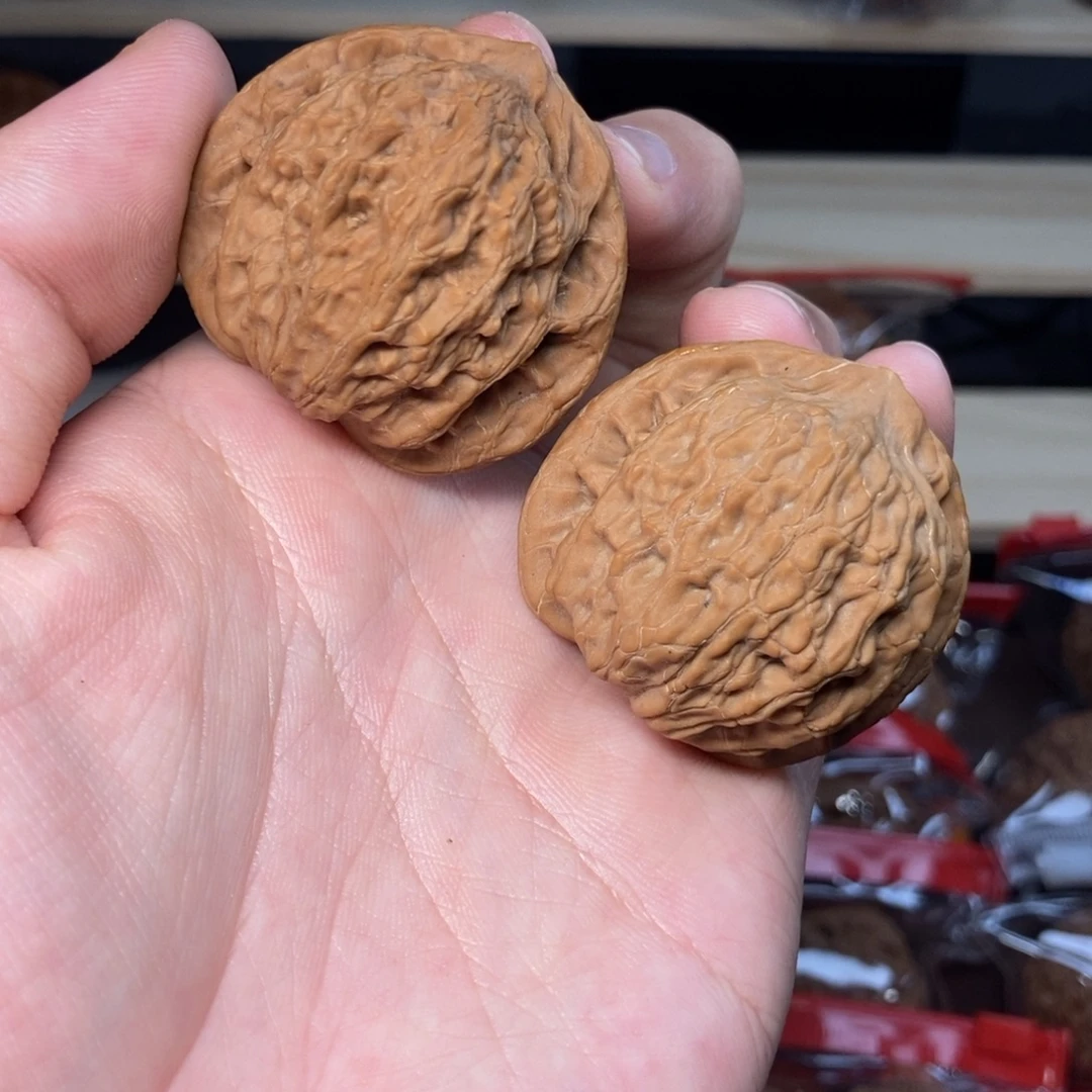 吊坠文玩核桃41色差瑕疵公子帽